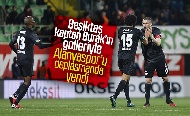 Beşiktaş, Alanya'da Burak'la kazandı 