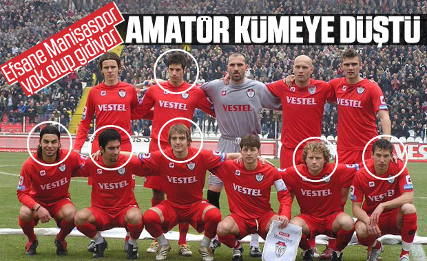 Manisaspor, amatör kümeye düştü