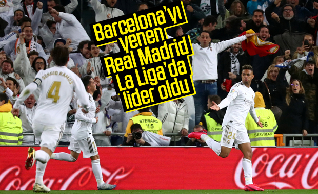 Real Madrid evinde Barcelona'yı mağlup etti