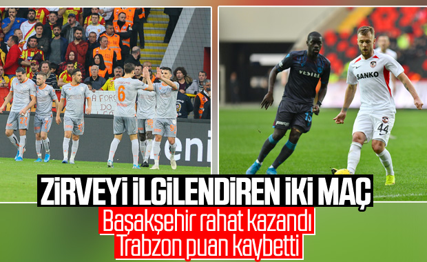 Başakşehir haftayı 3, Trabzon 1 puanla kapattı