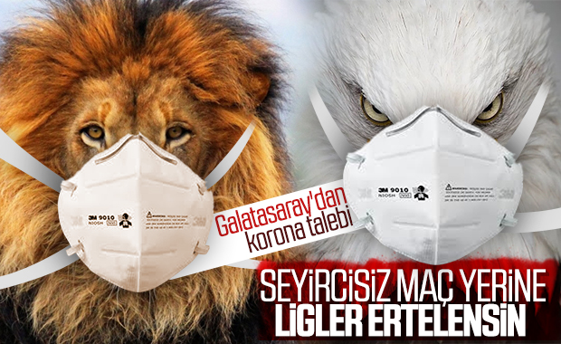Galatasaray'dan maçların ertelemesi talebi