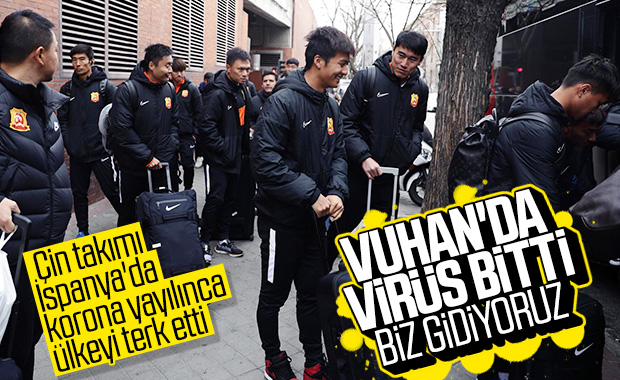 İspanya'da mahsur kalan Vuhan Zall, Çin'e döndü 