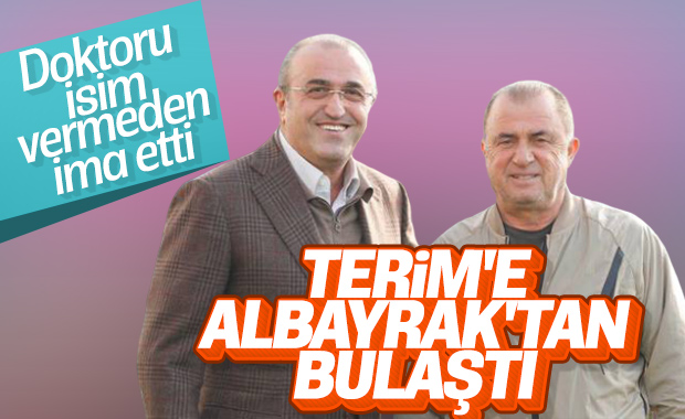 Fatih Terim'in doktoru Albayrak'ı işaret etti