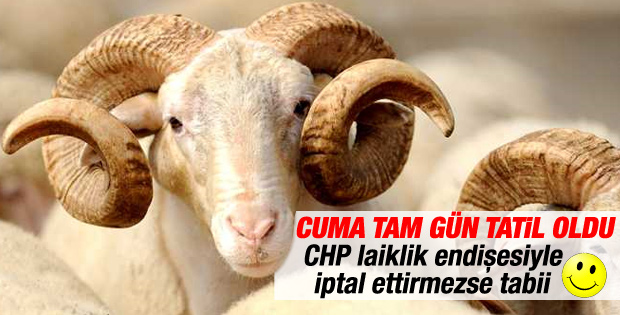 Kamuda Kurban Bayramı tatili 5 gün oldu