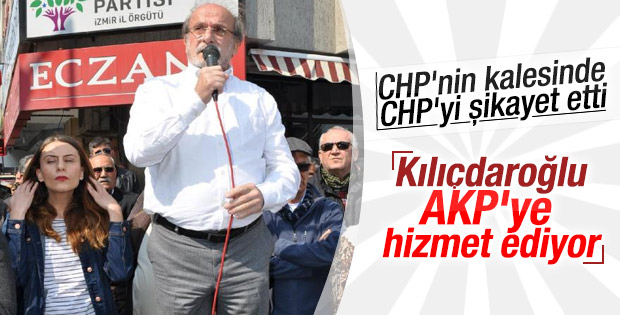 Ertuğrul Kürkçü: CHP AK Parti'ye hizmet ediyor