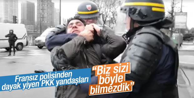 Paris'teki Cizre protestosunda yaralanan Kürt eylemci
