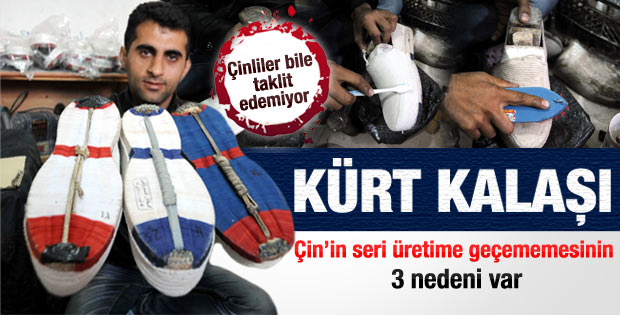 Çinlilerin taklit edemediği Kürt ayakkabısı