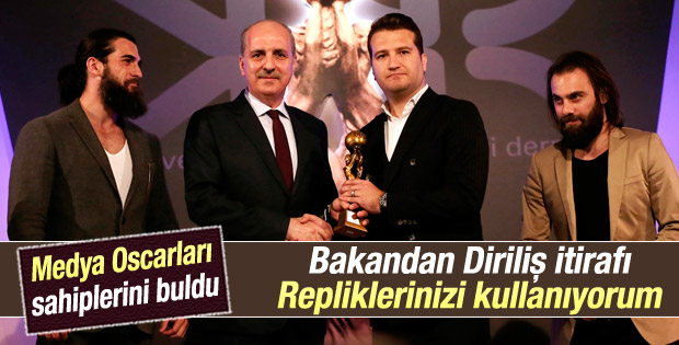 Numan Kurtulmuş: Diriliş'in repliklerini kullanıyorum