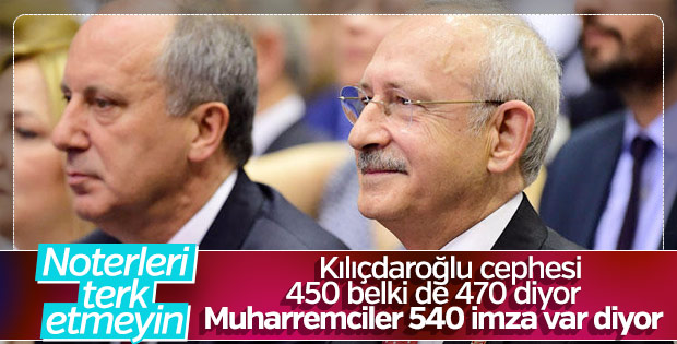 CHP'de kurultay imzaları kafaları karıştırdı