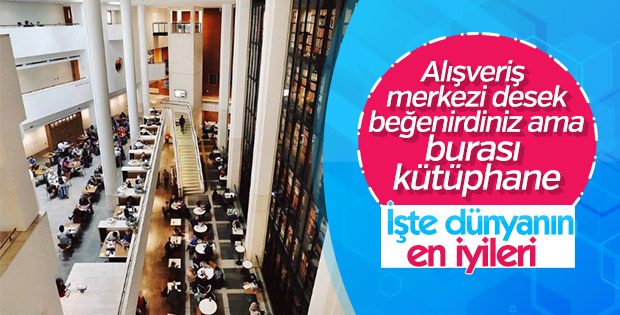 Kütüphane deyip geçme: Dünyanın en büyükleri