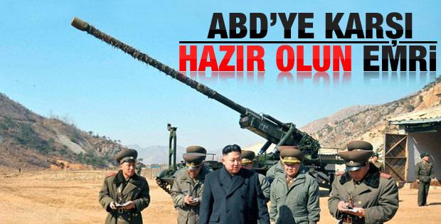 Kuzey Kore'den ABD'ye karşı hazır olun emri