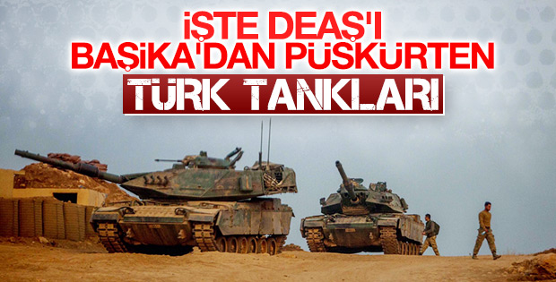 Başika'daki Türk üssünden ilk kareler