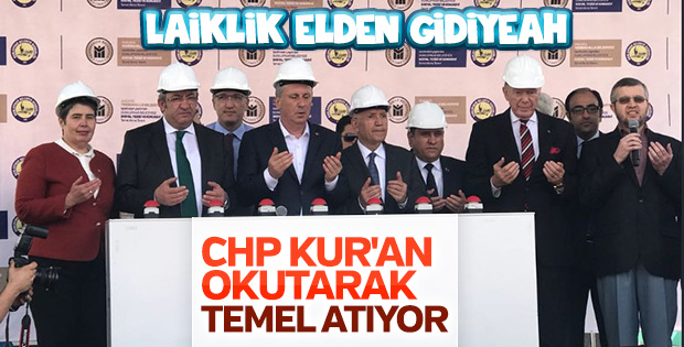 Muharrem İnce katıldığı toplu açılışta Kur'an okundu