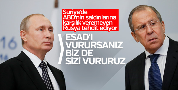 Rusya'dan ABD'ye Esad uyarısı: Karşılık veririz