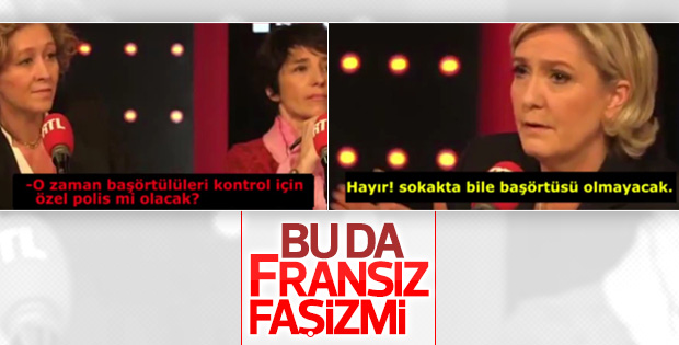 Cumhurbaşkanı adayı Le Pen'in başörtüsü yasağı vaadi