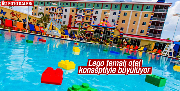 Lego temalı otel konseptiyle büyülüyor