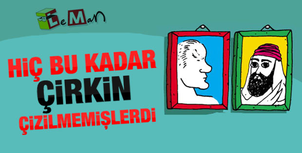 Leman'ın Atatürk ve Hz. Ali karikatürü