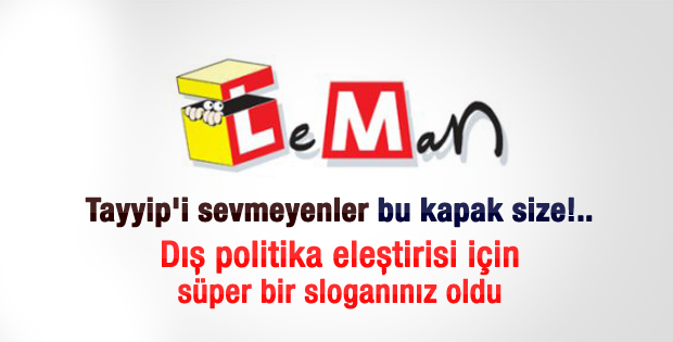 Leman'ın Erdoğan kapağı
