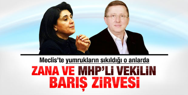 Leyla Zana ve MHP'li vekilin barış diyaloğu