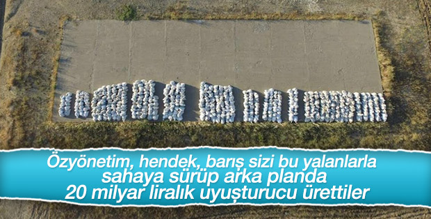 Lice'de 20 milyar liralık uyuşturucu ele geçirildi