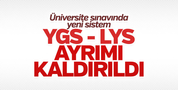 Üniversite sınavı değişiyor