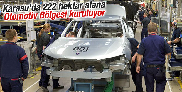 Karasu'da Otomotiv Bölgesi kuruluyor