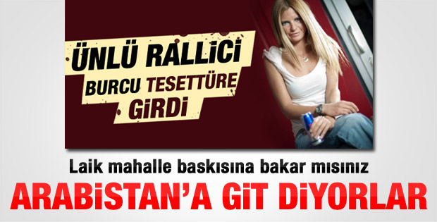 Tesettüre giren rallici Burcu Çetinkaya konuştu