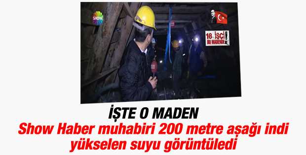 Show Haber Ermenek'teki madene girdi