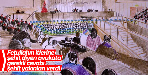 Darbecinin avukatı mahkeme salonunu karıştırdı