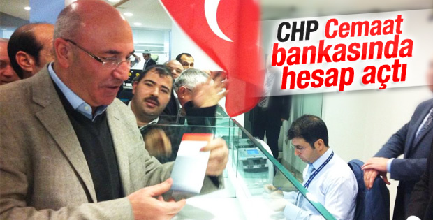 CHP'li Mahmut Tanal Bank Asya'da hesap açtı