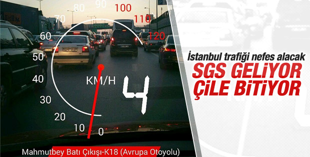 Mahmutbey gişeleri kaldırılma çalışmaları sürüyor
