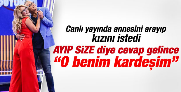 Mehmet Ali Erbil'e yarışmacı kızın annesinden şok yanıt