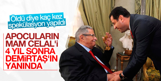 Demirtaş, Celal Talabani ile görüştü