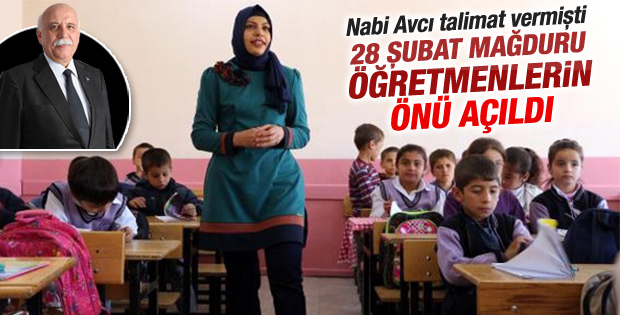 28 Şubat mağduru öğretmenlere müjde