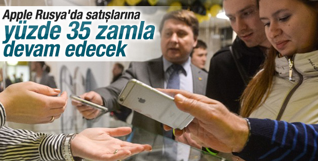 Rusya'da Apple satışları yeniden başladı