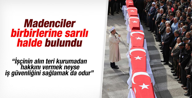 Ermenek'te 8 madenciye son görev İZLE