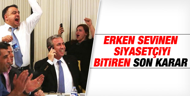 AYM'den Mansur Yavaş'a ret