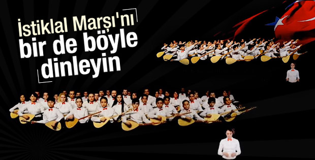 İstiklal Marşı'na bağlamalı klip
