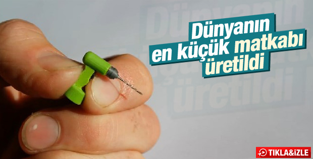 Dünyanın en küçük matkabı üretildi İZLE
