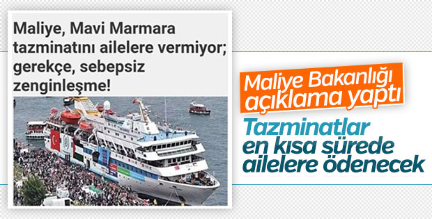Mavi Marmara tazminatı verilmiyor iddiası