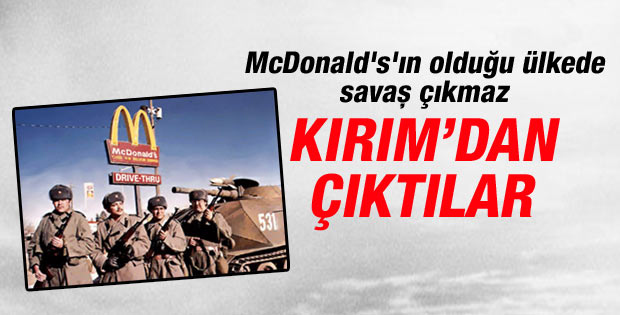 McDonald's Kırım'da kepenk kapattı