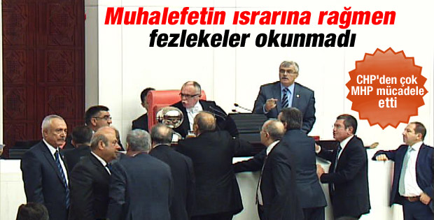Meclis olağanüstü toplandı