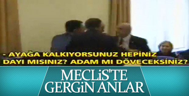 Meclis'te milletvekilleri arasında sert tartışma VİDEO