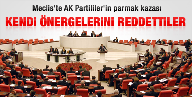 AK Partililer kendi tekliflerini reddetti