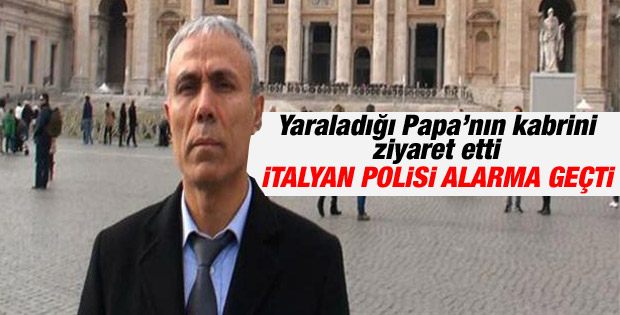 Ağca'dan suikast düzenlediği Papa'nın kabrine ziyaret