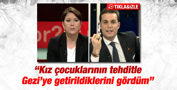 Mehmet Aslan: Kız çocukları tehditle Gezi'ye getirildi