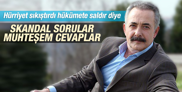 Hürriyet muhabirinden Mehmet Aslantuğ'a tuzak sorular