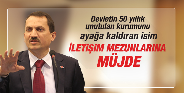 Mehmet Atalay'dan İletişim Fakültesi mezunlarına müjde