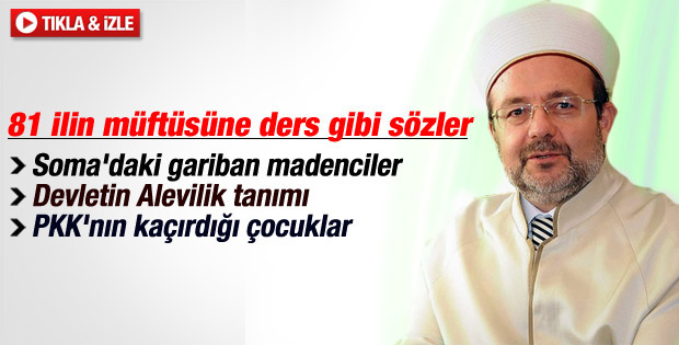 Diyanet İşleri Başkanı Görmez'den önemli açıklamalar İZLE