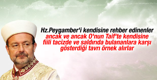 Mehmet Görmez'den Paris'teki saldırıya kınama İZLE